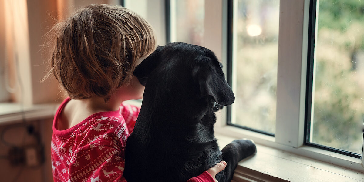 boy&dog